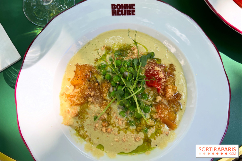 Bonne Heure - Crème d'asperges, petits pois