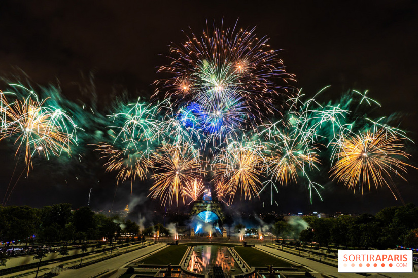 Le feu d’artifice du 14 juillet 2025 de Paris - les photos