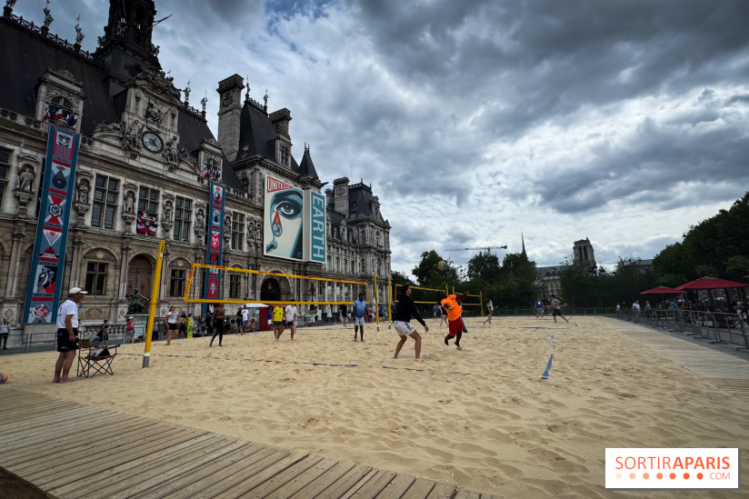 Beach-Volley à l'Hôtel de Ville