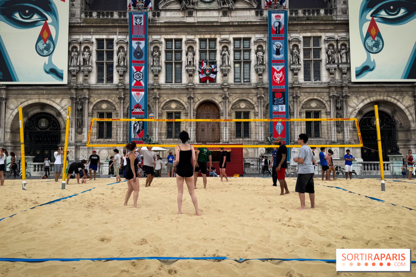 Beach-Volley à l'Hôtel de Ville