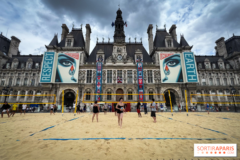 Beach-Volley à l'Hôtel de Ville