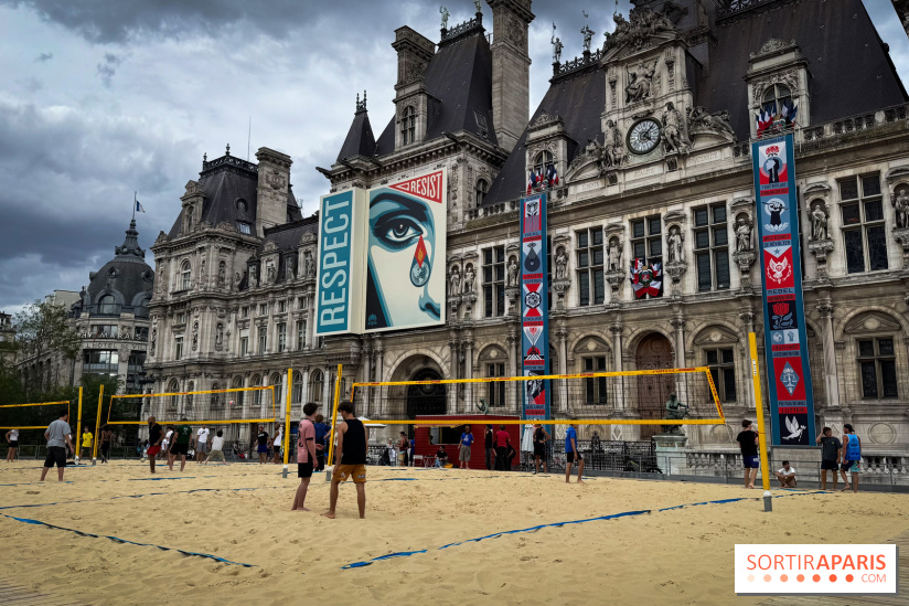 Beach-Volley à l'Hôtel de Ville