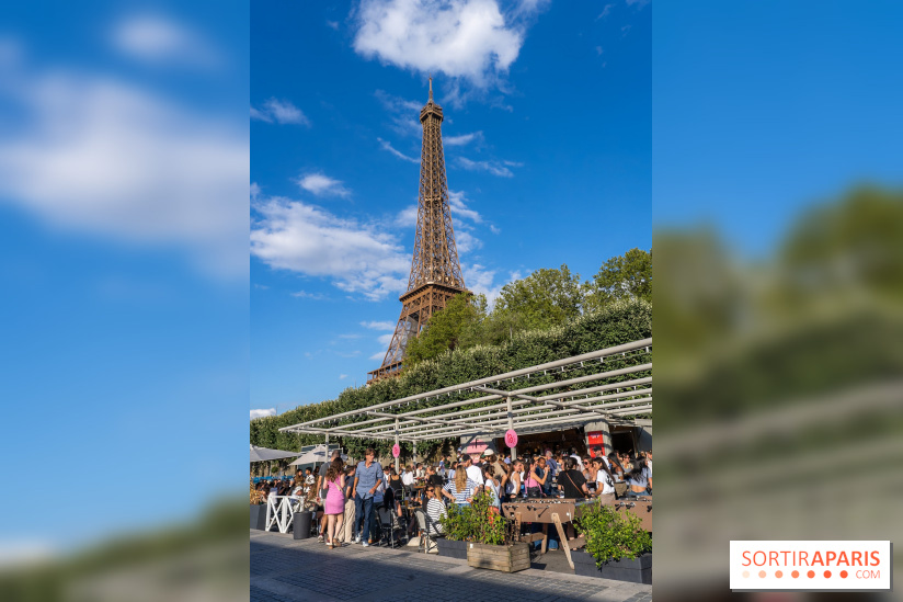 Bonnotte Club Paris, la guinguette branchée et abordable au pied de la Tour Eiffel