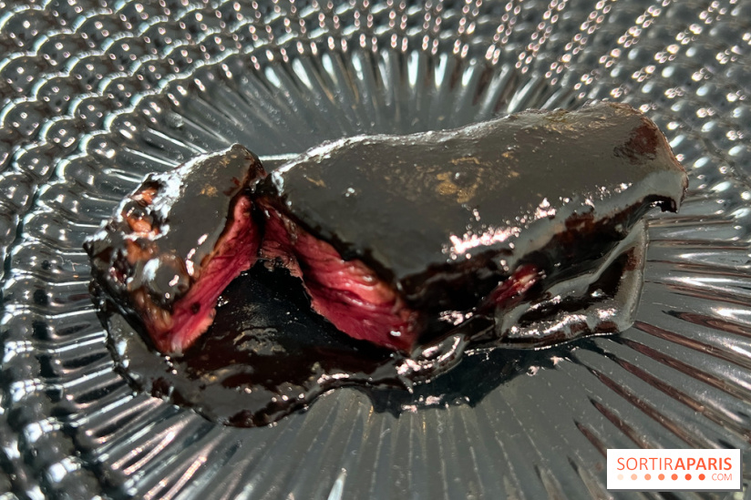 Geoélia - Boeuf au charbon, lard de seiche