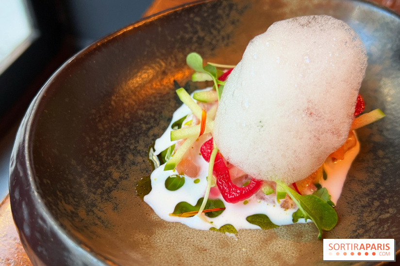 Machizo - Saumon, burrata, pomme, verveine