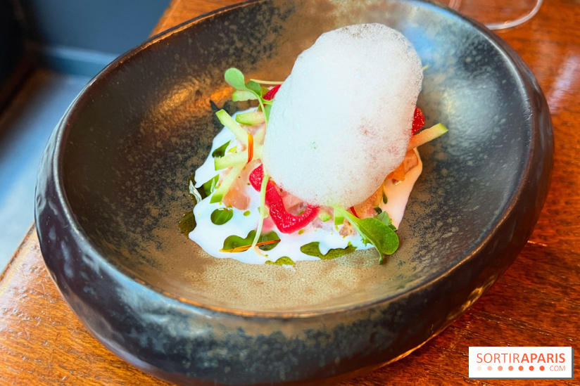 Machizo - Saumon, burrata, pomme, verveine