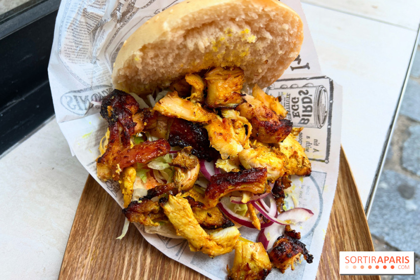 Ti Dodo Gourmand - Sandwich dipain rond poulet