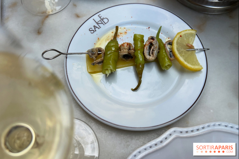 Le Sand - Pinxo anchois guindillas