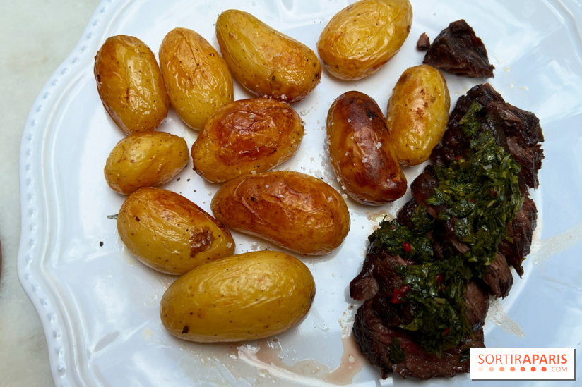 Le Sand - Onglet de boeuf chimichurri