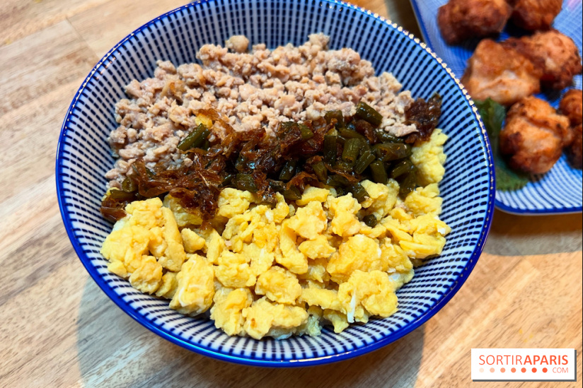 Kotsu Kotsu - Donburi poulet oeufs brouillés