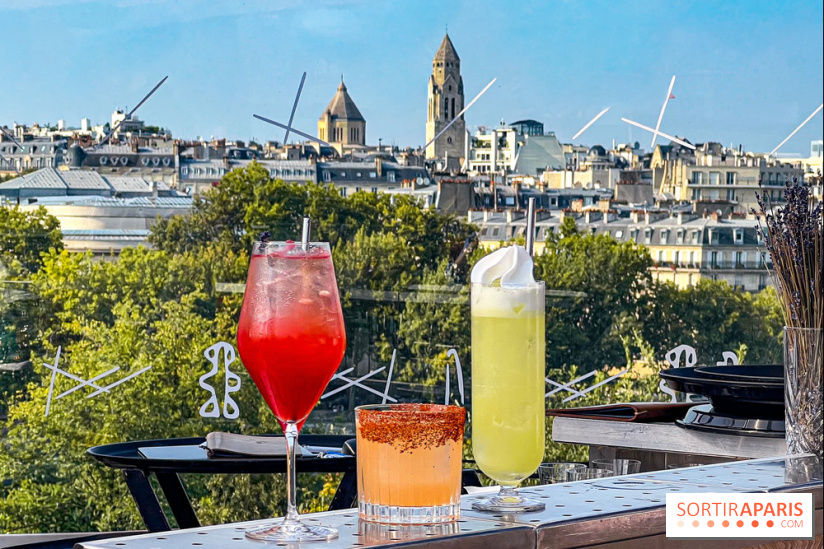 Bar Les Ombres : cocktails & tapas sur le rooftop du Musée du Quai Branly avec vue sur la tour Eiffel