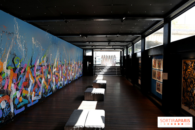 JonOne : nos photos de son exposition rétrospective sur Fluctuart à Paris