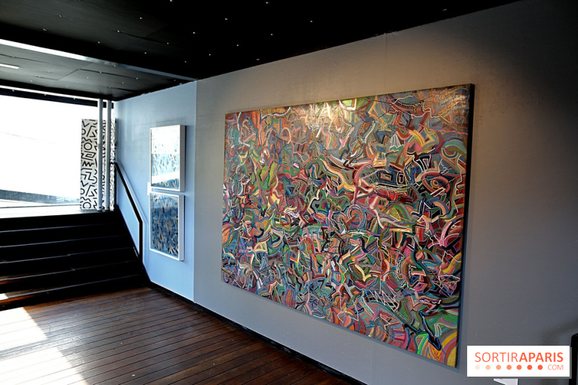 JonOne : nos photos de son exposition rétrospective sur Fluctuart à Paris