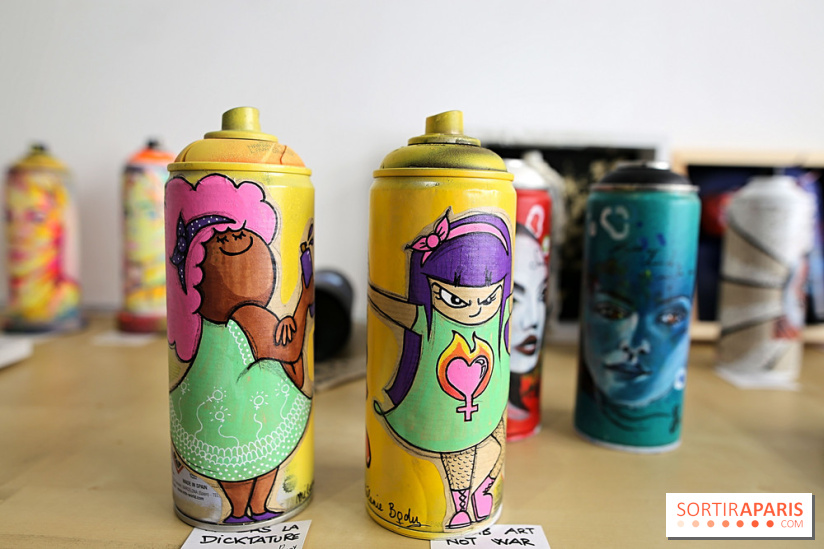 Les Bombasphères : nos photos de l'expo de street art à la Lab Galerie à Paris