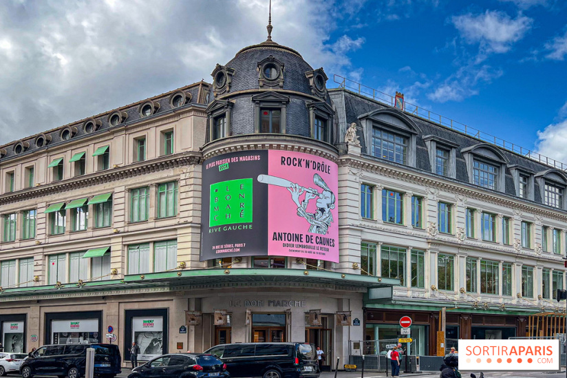 Rock'n' Drôle : l'exposition rock et gratuite d'Antoine de Caunes au Bon Marché Rive Gauche - IMG 0759 jpg