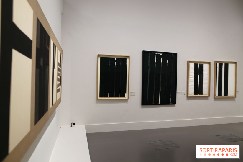 Pierre Soulages : nos photos de son exposition et de ses peintures sur papier à voir au Musée du Luxembourg 