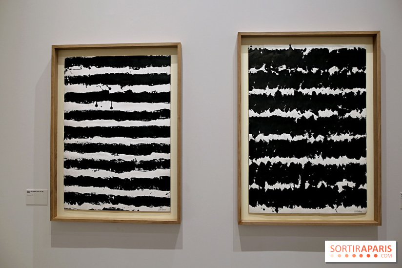 Pierre Soulages : nos photos de son exposition et de ses peintures sur papier à voir au Musée du Luxembourg 