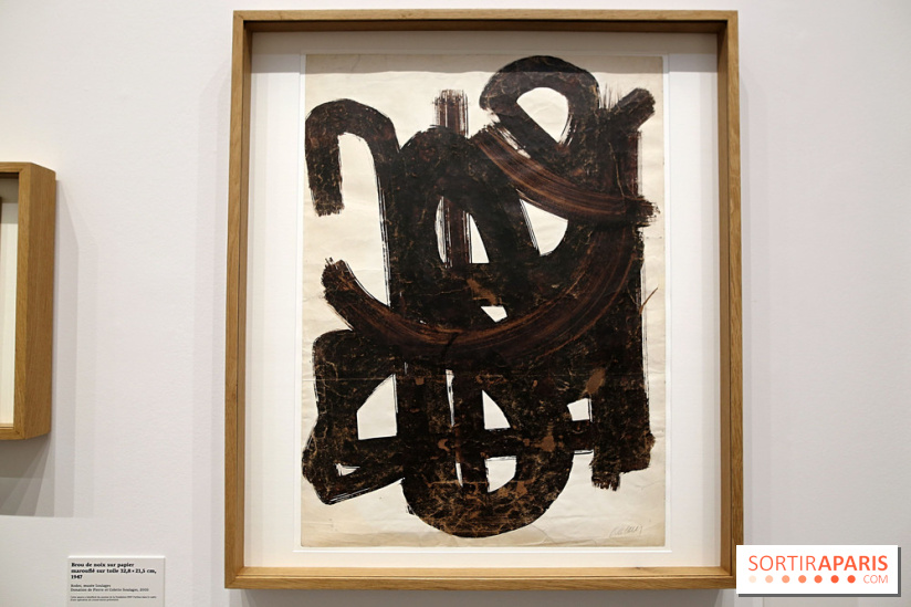Pierre Soulages : nos photos de son exposition et de ses peintures sur papier à voir au Musée du Luxembourg