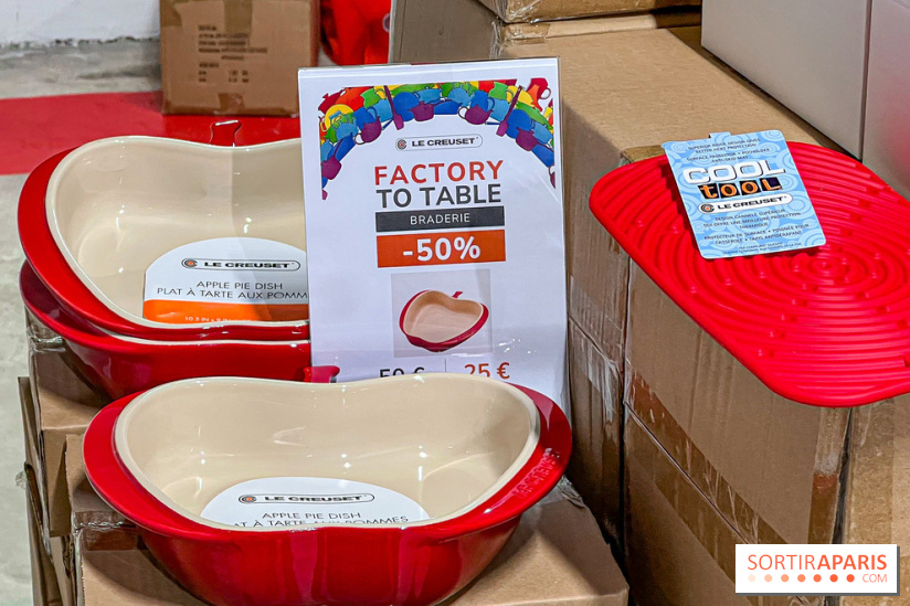 Braderie Le Creuset, la célèbre cocotte en fonte émaillée française, à l'Espace Champerret