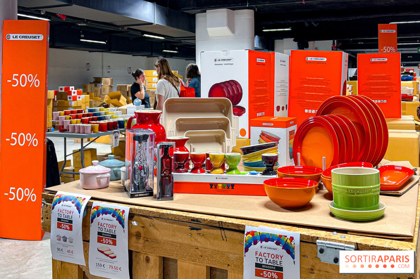 Braderie Le Creuset, la célèbre cocotte en fonte émaillée française, à l'Espace Champerret
