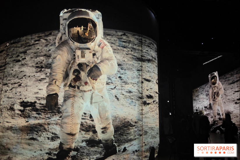 Destination Lune : un voyage immersif dans les étoiles à l'Atelier des Lumières - photos