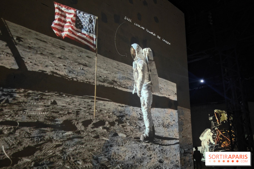 Destination Lune : un voyage immersif dans les étoiles à l'Atelier des Lumières - photos