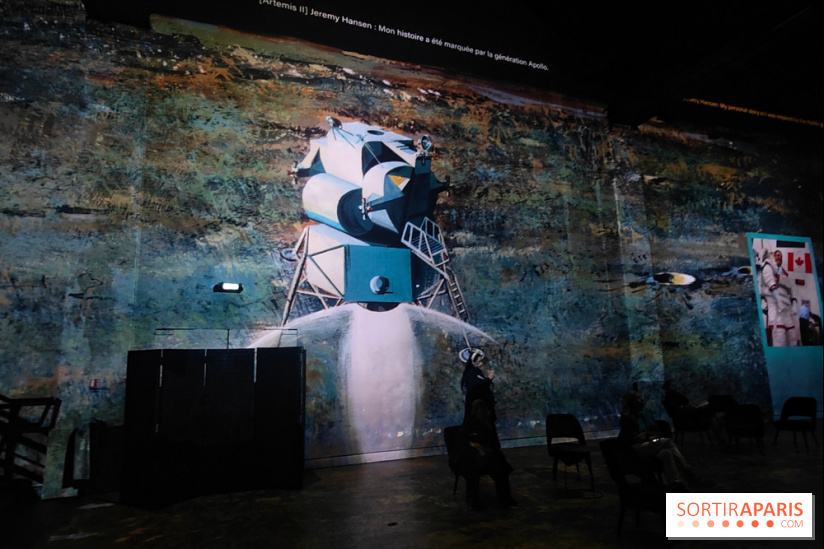Destination Lune : un voyage immersif dans les étoiles à l'Atelier des Lumières - photos