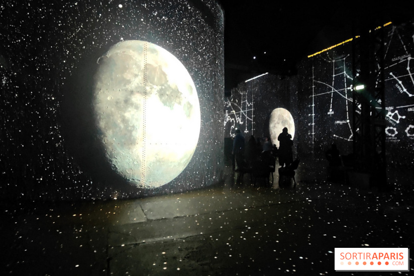 Destination Lune : un voyage immersif dans les étoiles à l'Atelier des Lumières - photos