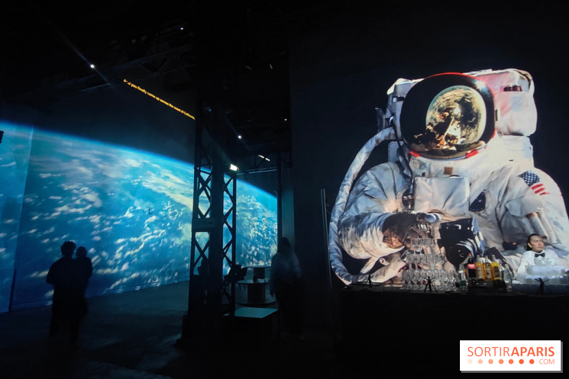 Destination Lune : un voyage immersif dans les étoiles à l'Atelier des Lumières - photos