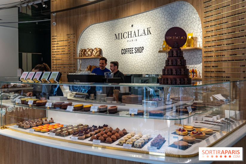 Le Coffee Shop Michalak au Printemps Haussmann, les photos