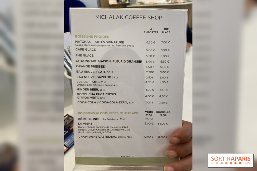 Le Coffee Shop Michalak au Printemps Haussmann, les photos