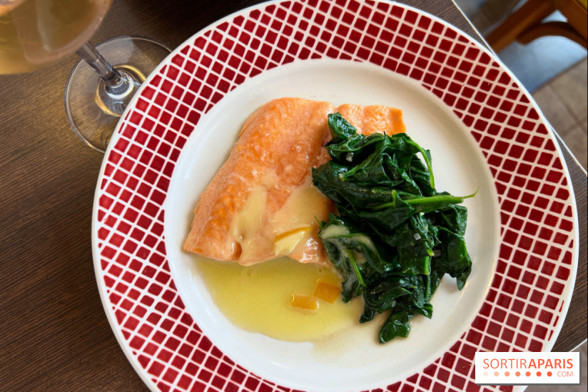 Comptoir Lazu - Truite beurre blanc, épinards
