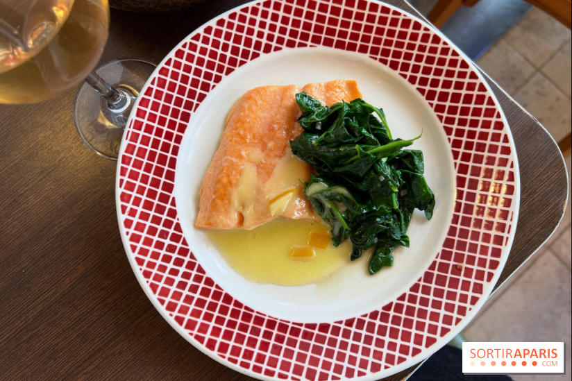 Comptoir Lazu - Truite beurre blanc, épinards