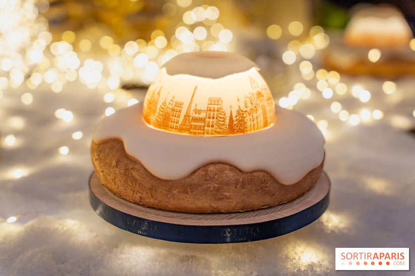 la Bûche de Noêl du Mandarin Oriental Lutetia aux Lumières de Paris