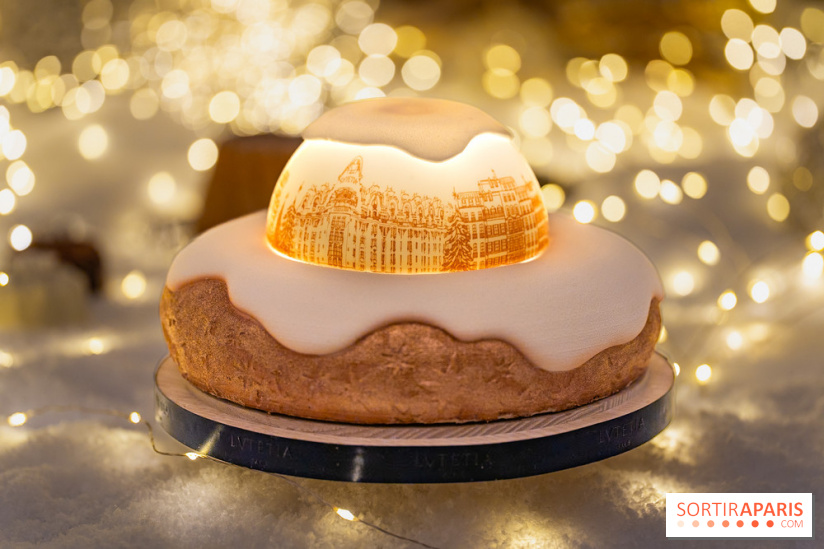 la Bûche de Noêl du Mandarin Oriental Lutetia aux Lumières de Paris