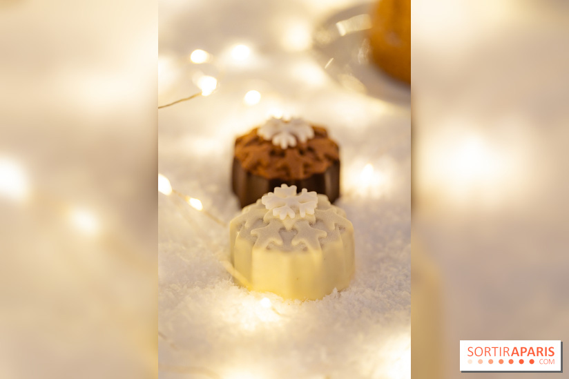 la Bûche de Noêl du Mandarin Oriental Lutetia aux Lumières de Paris