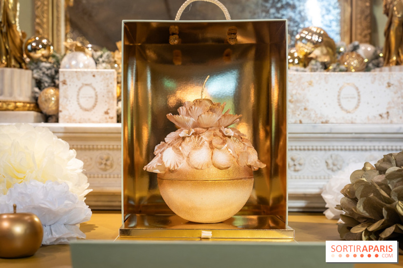 Les bûches et créations de Noël et fêtes de Ladurée 2025
