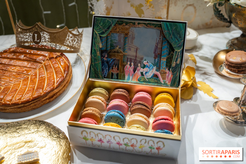 Les bûches et créations de Noël et fêtes de Ladurée 2025