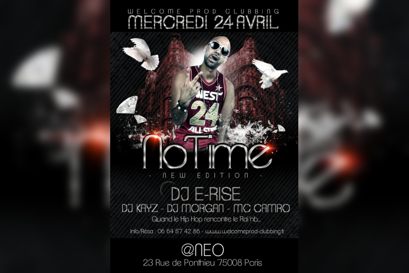 NO TIME NEW EDITION speciale DJ E-RISE@ NEO 