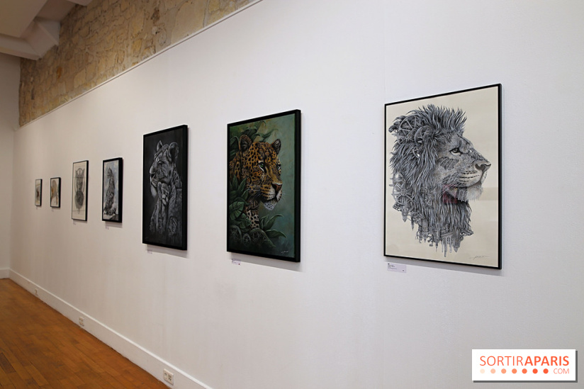 Ardif : nos photos de son exposition 'Felines Mechanimal' 