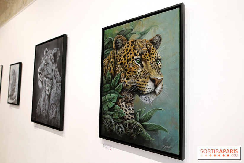 Ardif : nos photos de son exposition 'Felines Mechanimal'