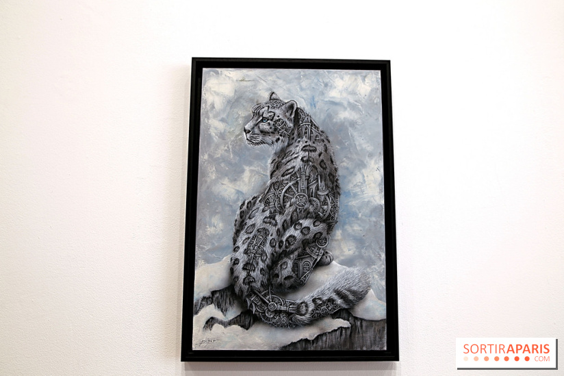 Ardif : nos photos de son exposition 'Felines Mechanimal' 