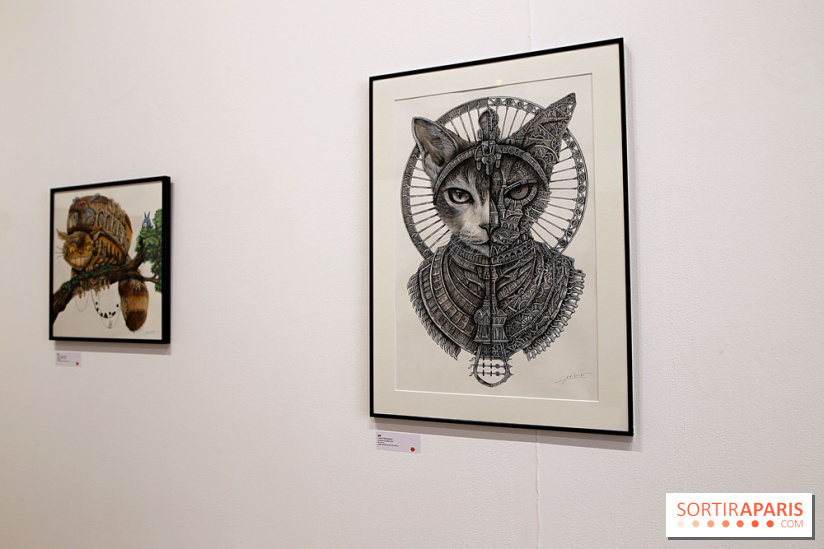 Ardif : nos photos de son exposition 'Felines Mechanimal'