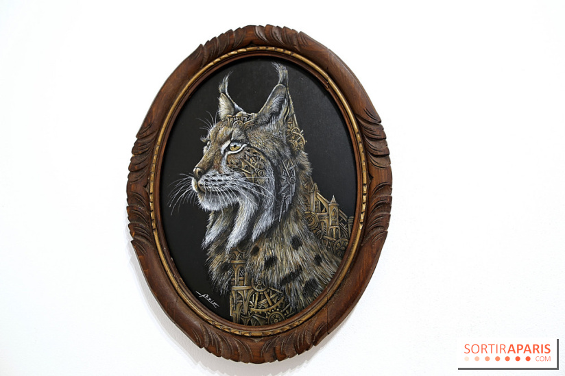 Ardif : nos photos de son exposition 'Felines Mechanimal' 