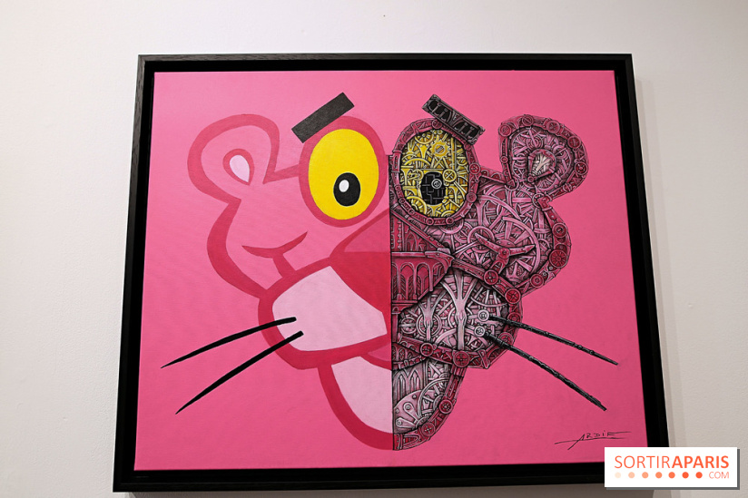 Ardif : nos photos de son exposition 'Felines Mechanimal' 