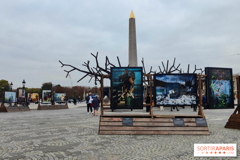 Photoclimat : derniers jours pour la biennale artistique place de la Concorde à Paris