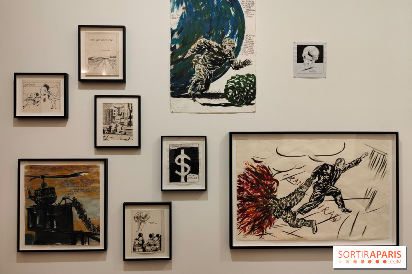 Underground : l'exposition ironique de Raymond Pettibon au Musée Picasso - nos photos - fotor 1760090637764