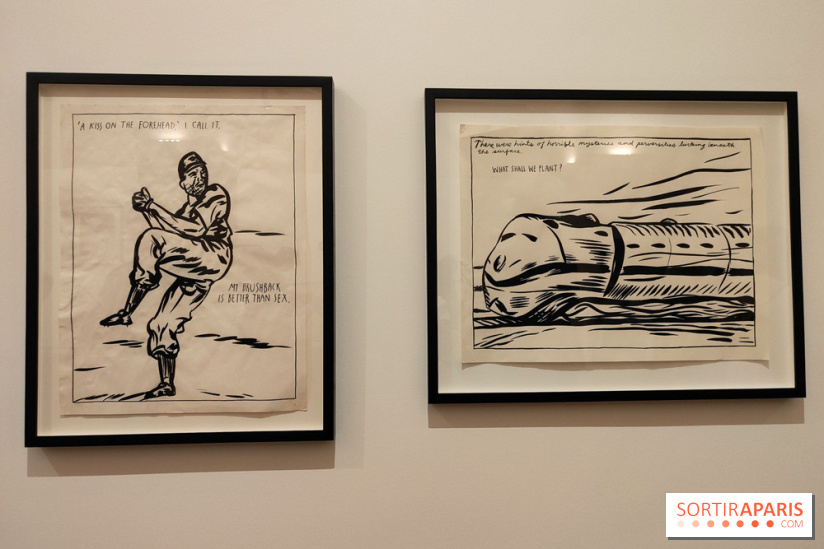 Underground : l'exposition ironique de Raymond Pettibon au Musée Picasso - nos photos - fotor 1760090688549