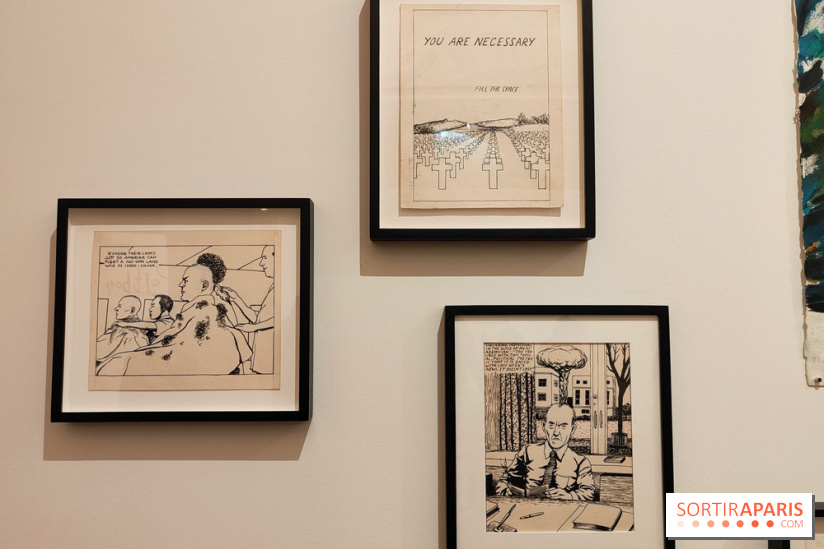 Underground : l'exposition ironique de Raymond Pettibon au Musée Picasso - nos photos - fotor 1760090858260