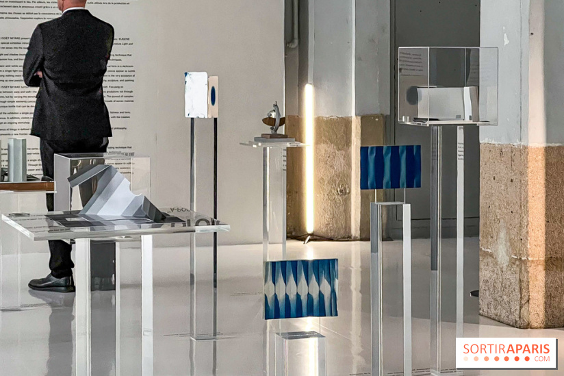 Art Basel Paris 2025 : Issey Miyake sublime textile et lumière dans une installation gratuite - IMG 0864 jpg